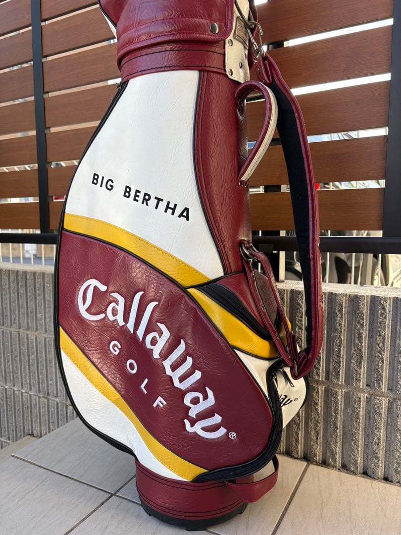 Callawaygolf BIG BERTHA レザーキャディバッグ レア 美品