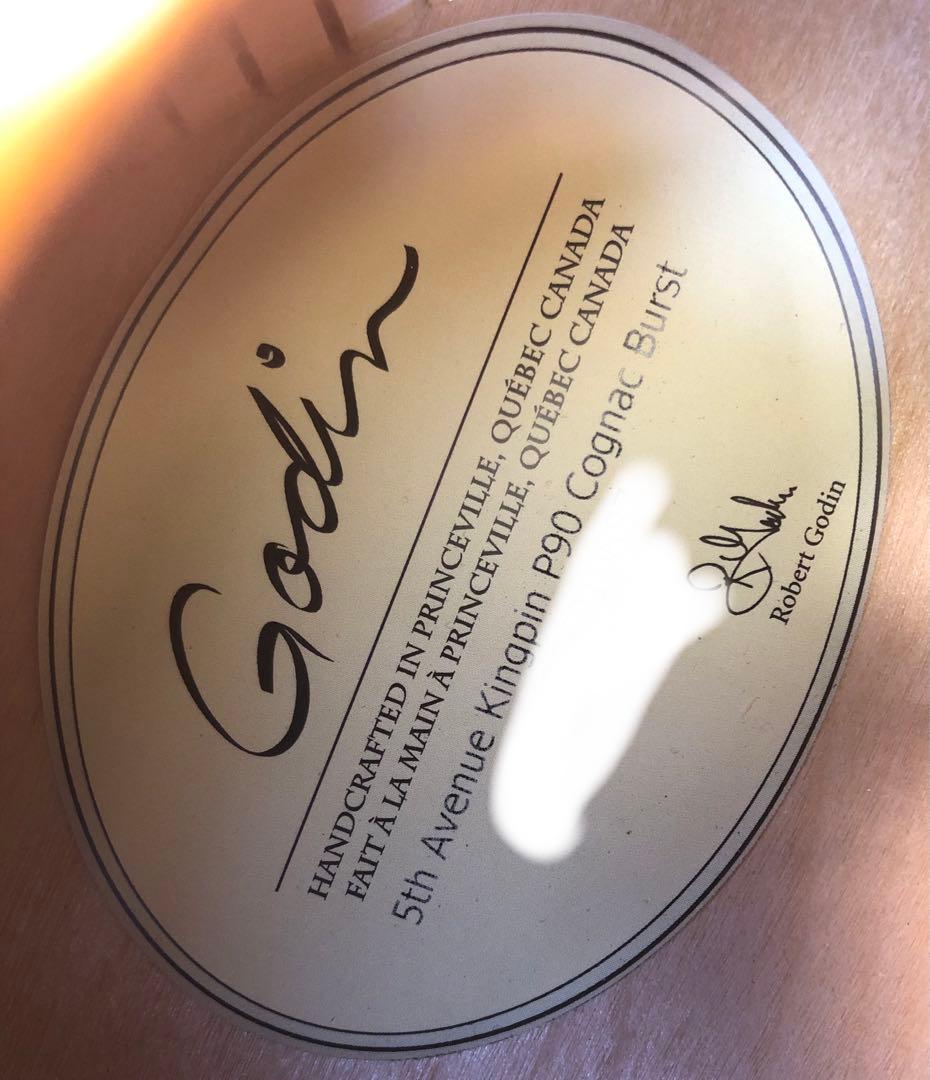 ゴダン5th Avenue Kingpin P90 Cognac Burst