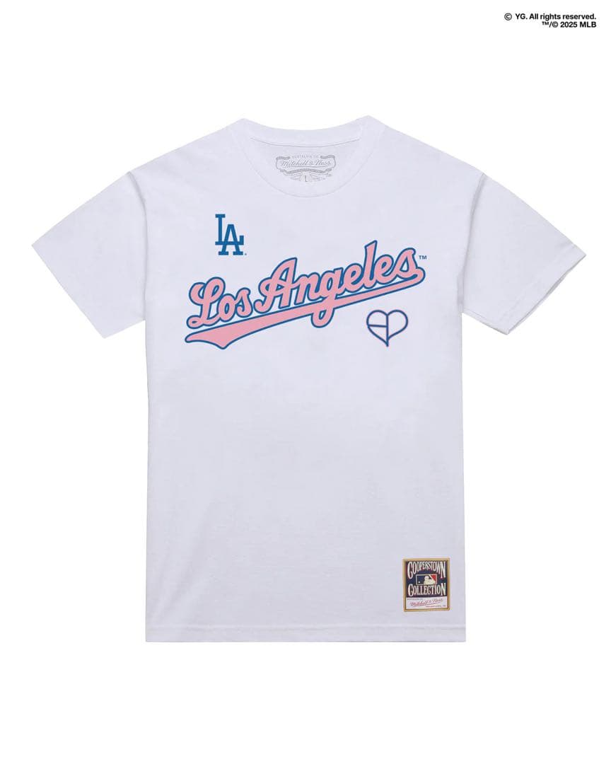 ロサンゼルス ドジャース BLACK PINK MLB 限定 コラボ Tシャツ