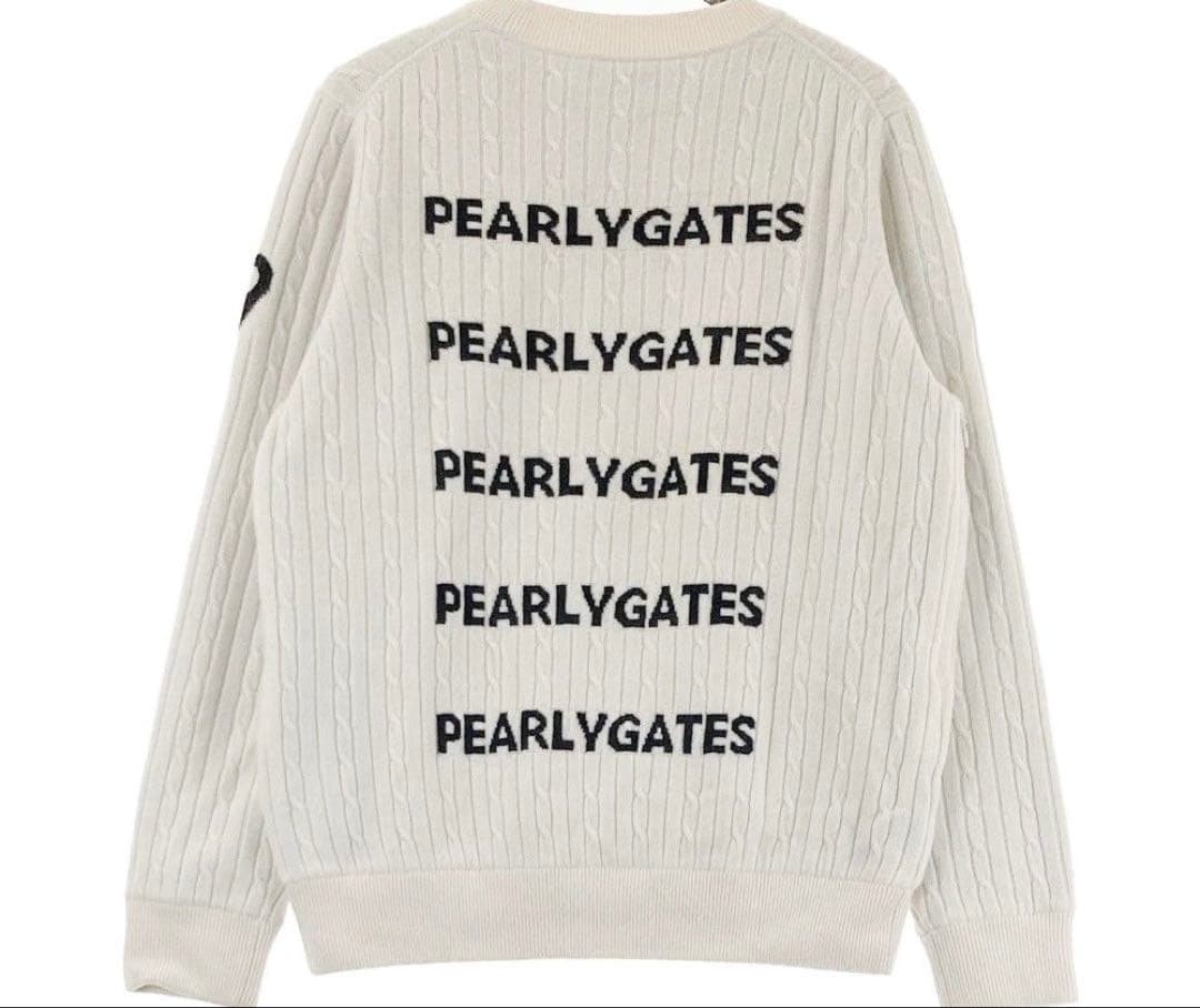 パーリーゲイツ　裏地付カシミヤセーター　サイズ1