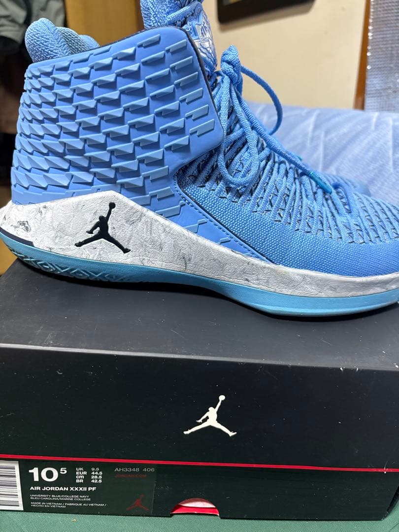 AIR JORDAN XXXII PF US10.5 28.5cmブルー