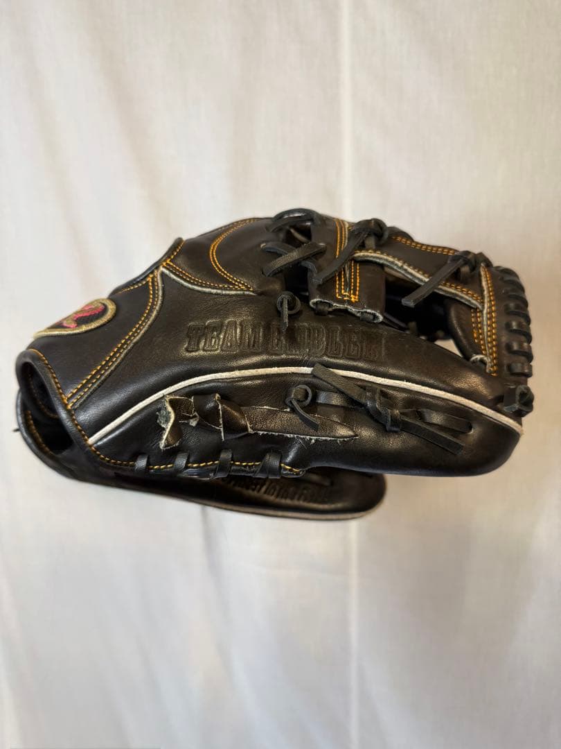 Rawlings 野球グローブ 黒 右投げ用　一般軟式　高級