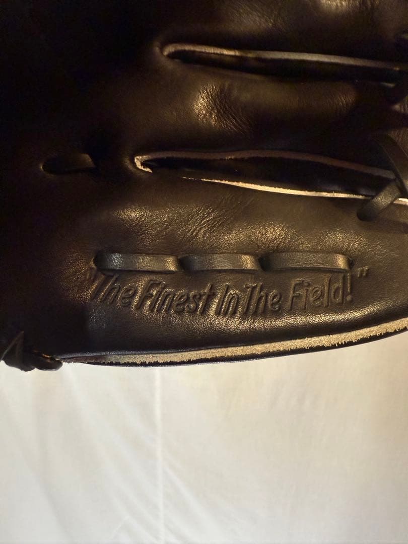 Rawlings 野球グローブ 黒 右投げ用　一般軟式　高級