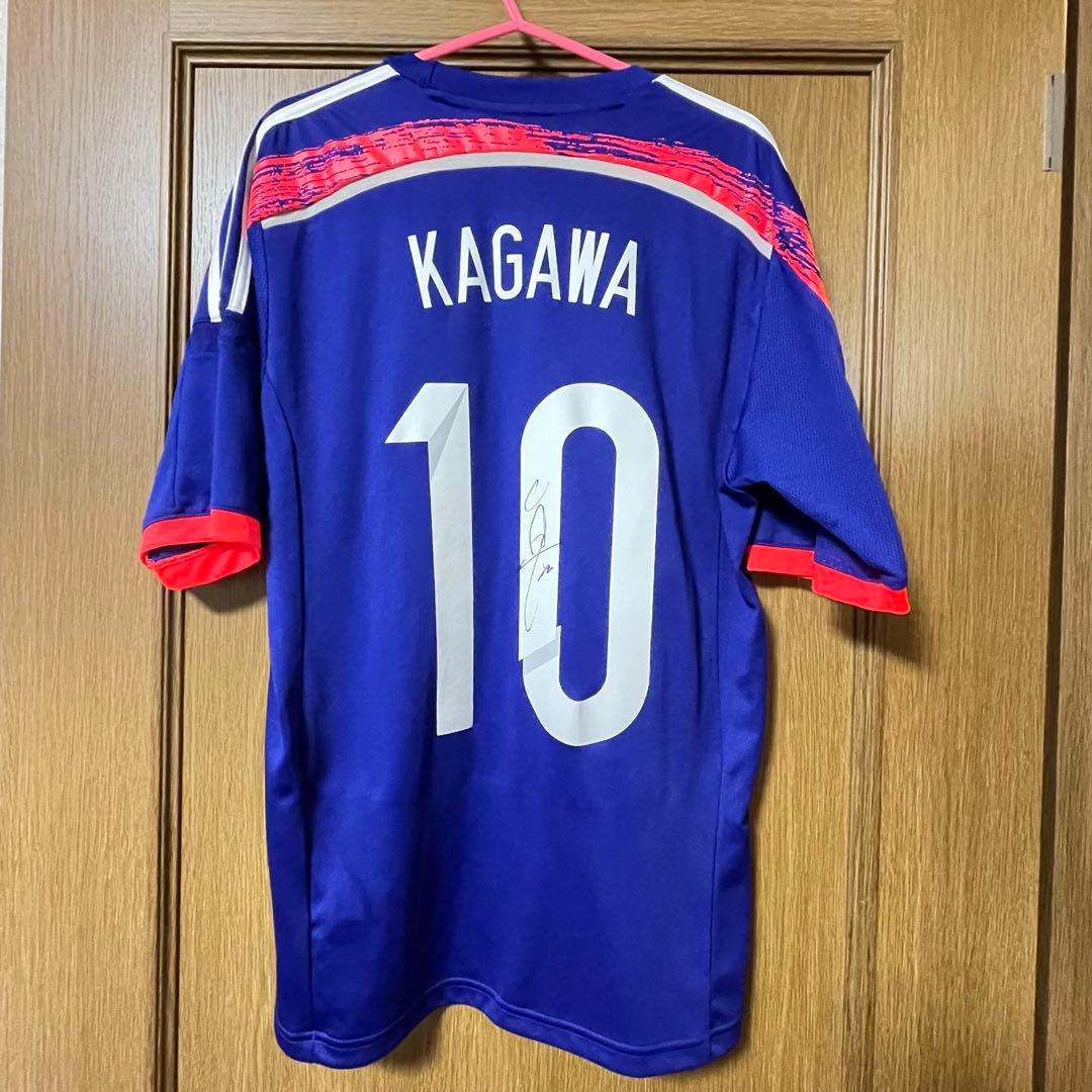 香川真司 サッカー日本代表ユニホーム 直筆サイン 2014-2015