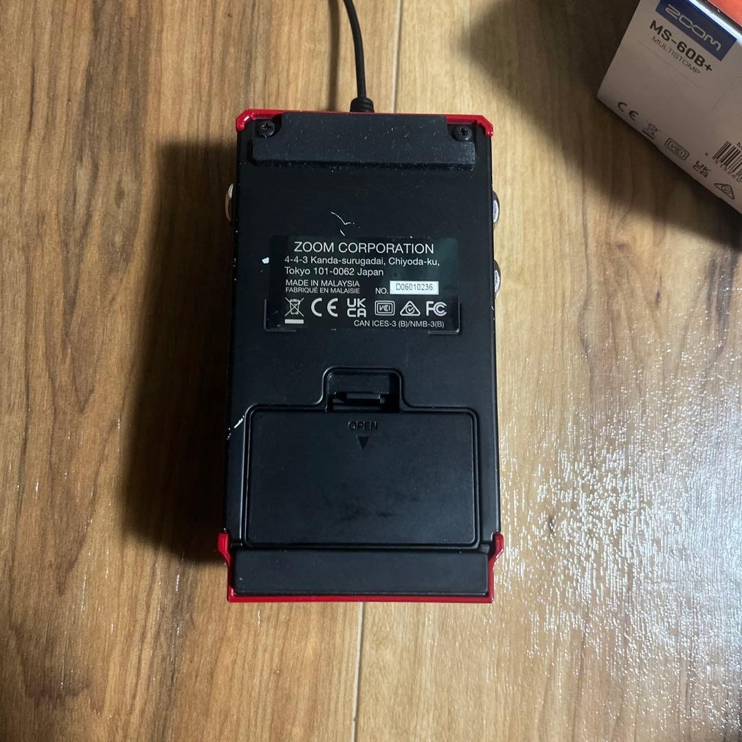 ベース ZOOM MULTISTOMP MS-60B+