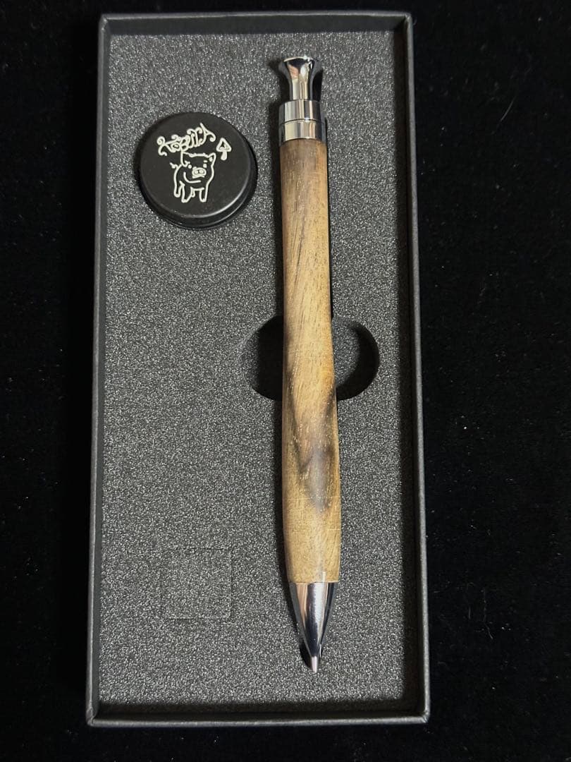 こぶた工房 シャープペンシル 黒柿 0.5mm