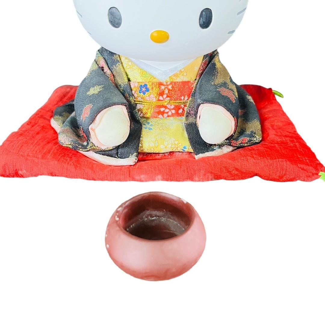 ハローキティ 日本人形 黒もみじ 着物 置物 フィギュア 2002年