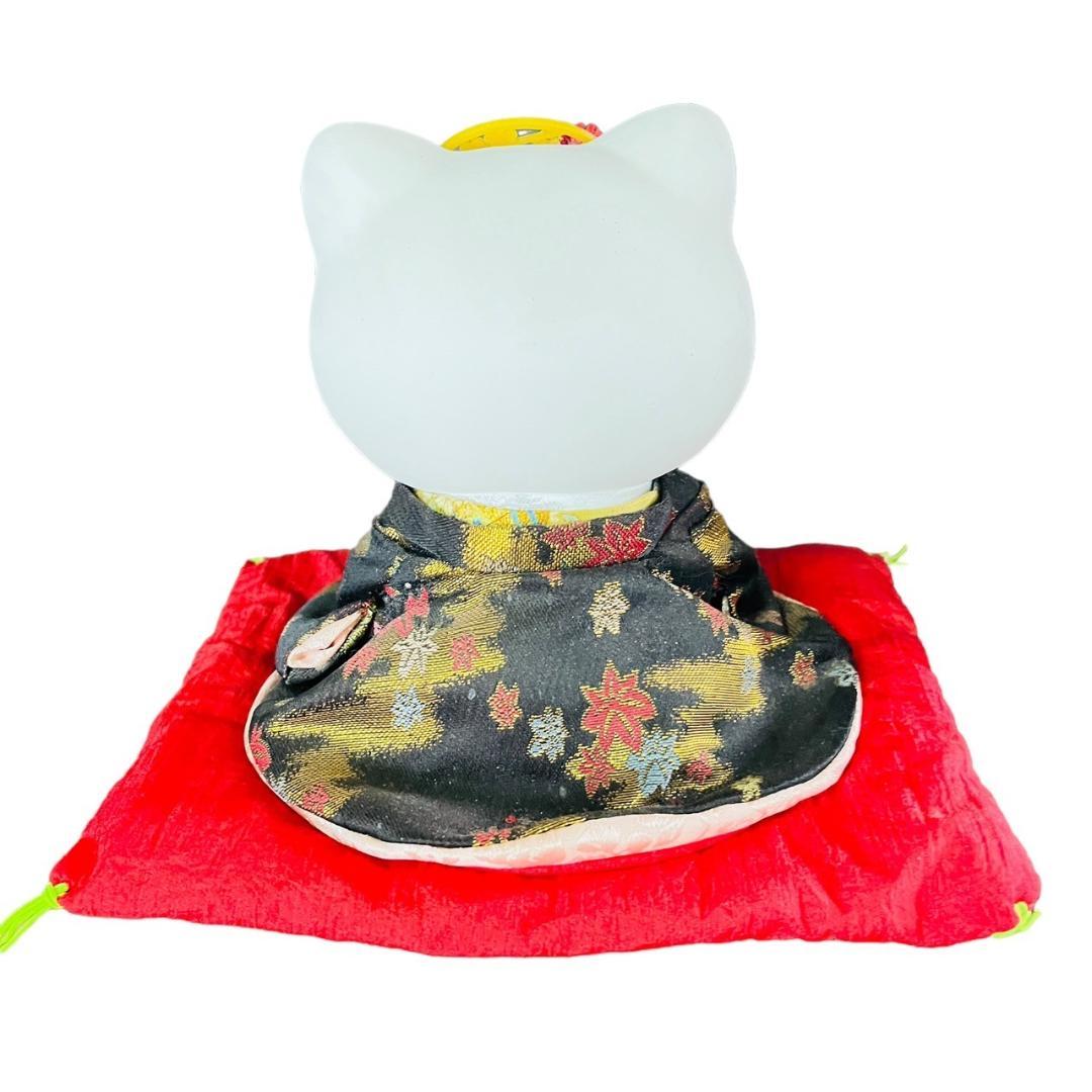 ハローキティ 日本人形 黒もみじ 着物 置物 フィギュア 2002年