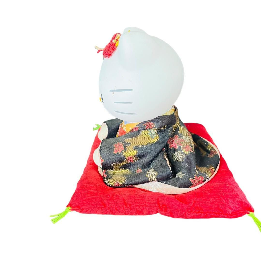 ハローキティ 日本人形 黒もみじ 着物 置物 フィギュア 2002年