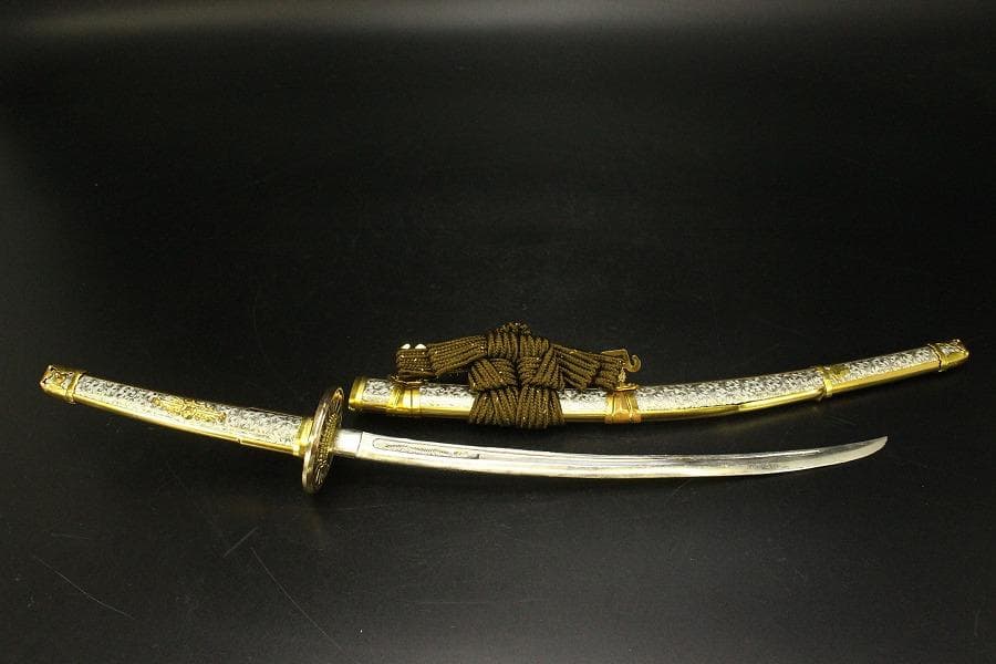 武具甲冑 ミニチュア 飾太刀 日本刀(A979)