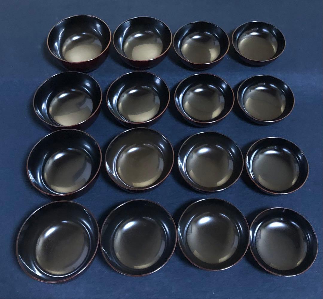 《レ》木芸家 田中重希 欅 四ツ椀4客 日本工芸会会員 共箱 251201お2