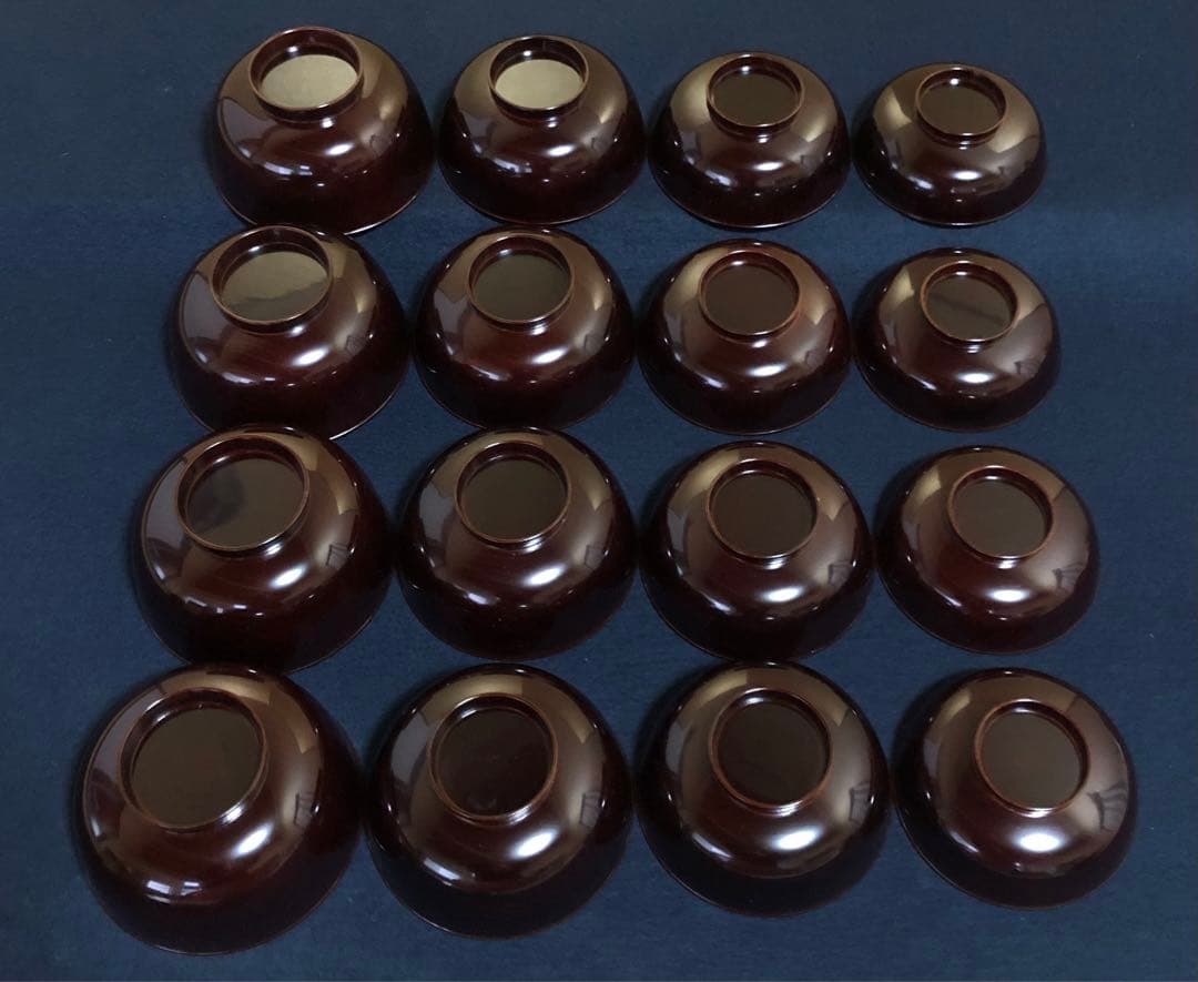 《レ》木芸家 田中重希 欅 四ツ椀4客 日本工芸会会員 共箱 251201お2