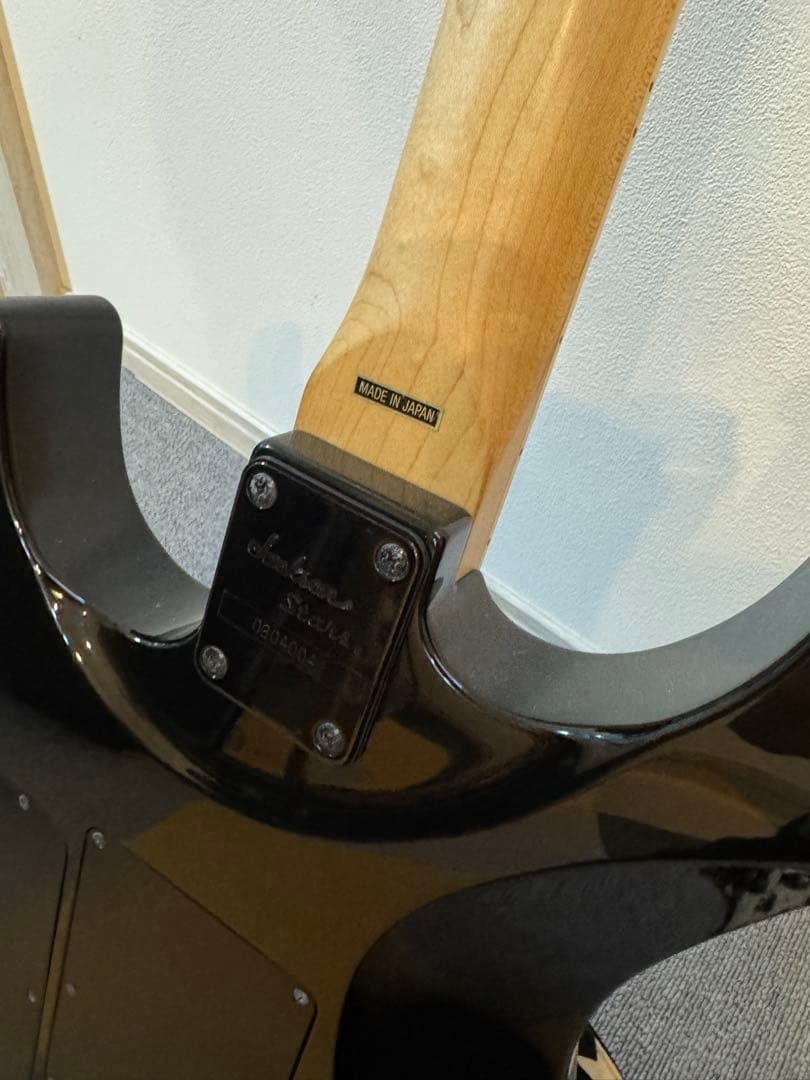 エレキギター　ジャクソンスターズ　ブラック　ケース付き