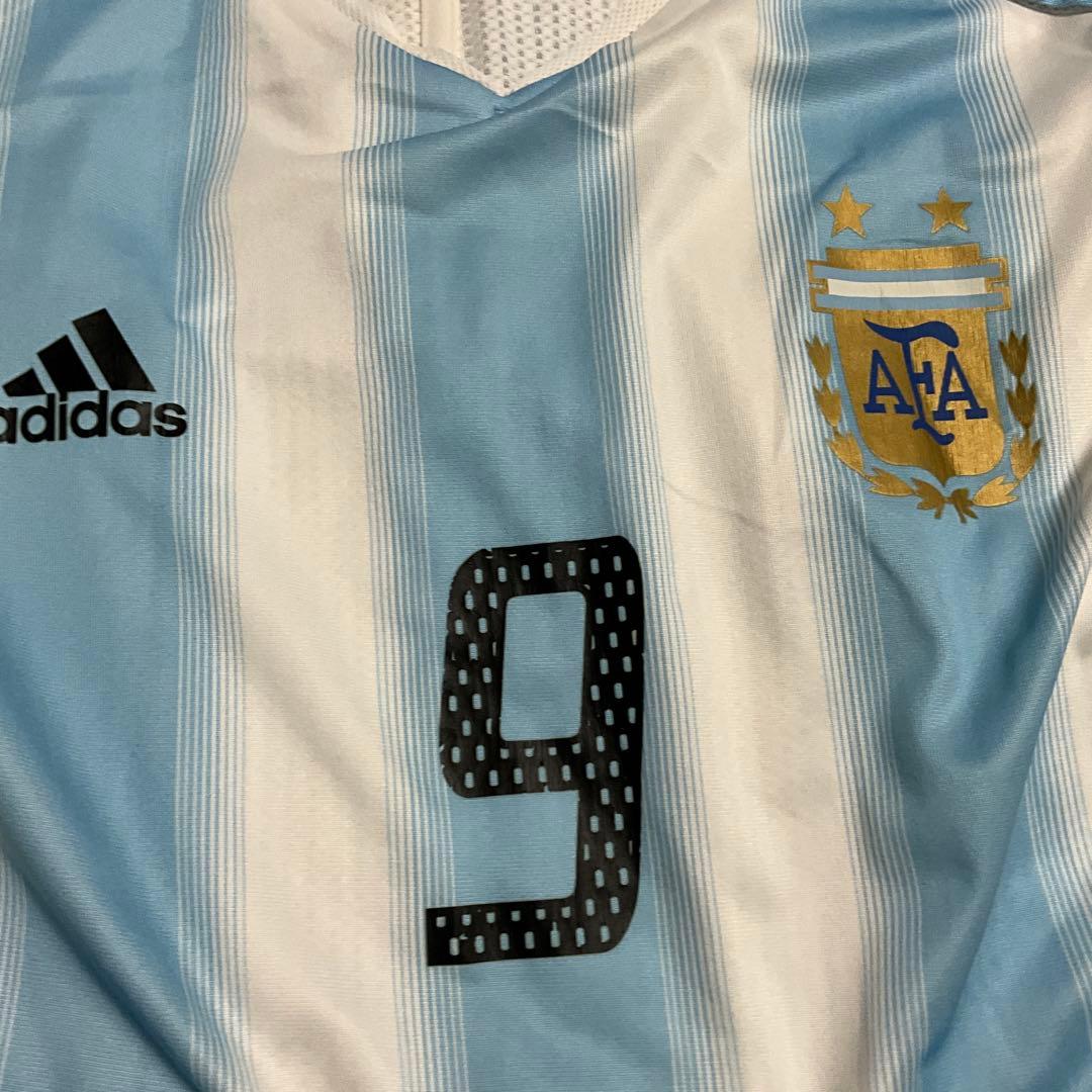 adidas アルゼンチン代表 オーセンティックユニフォームシャツ 9クレスポ