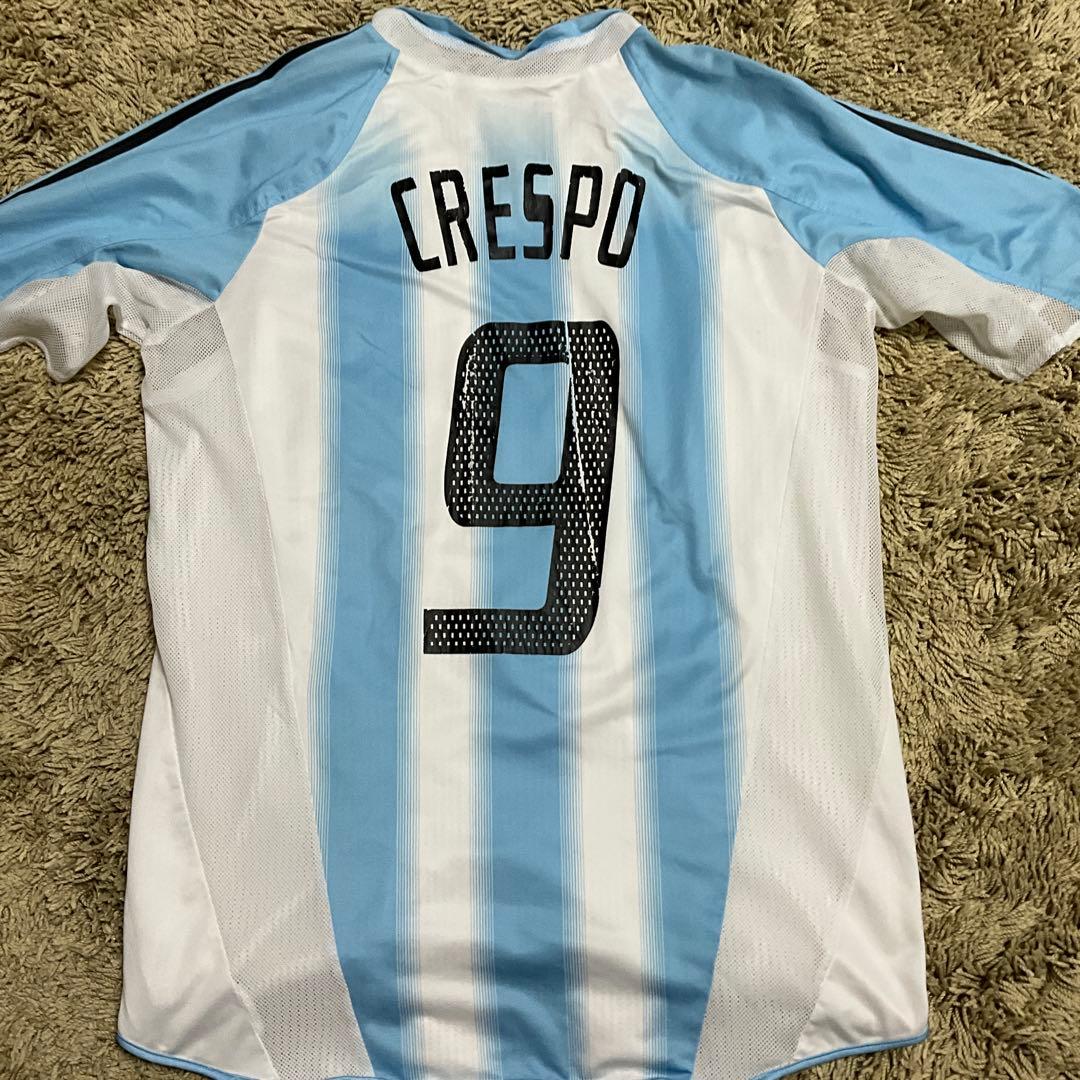 adidas アルゼンチン代表 オーセンティックユニフォームシャツ 9クレスポ