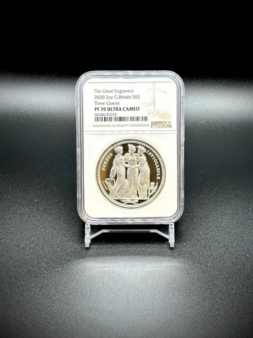 ★最高鑑定★2020 スリーグレイセス 2オンス 銀貨 三美神 NGC PF70