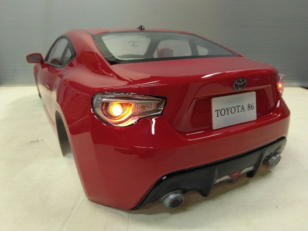 タミヤ　ラジコンボディ　トヨタ86 LED装着　未使用　未装着　完成品