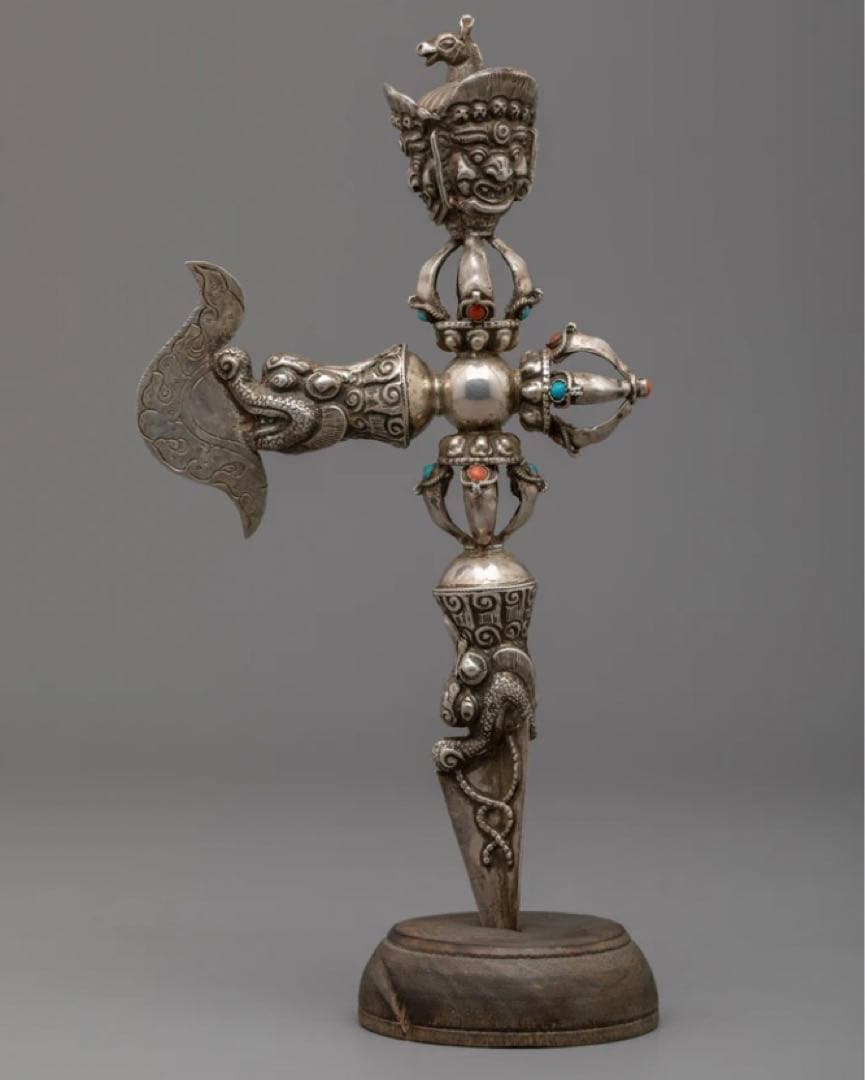 チベット　密教　法具　プルパ　パラシュ　アンティーク