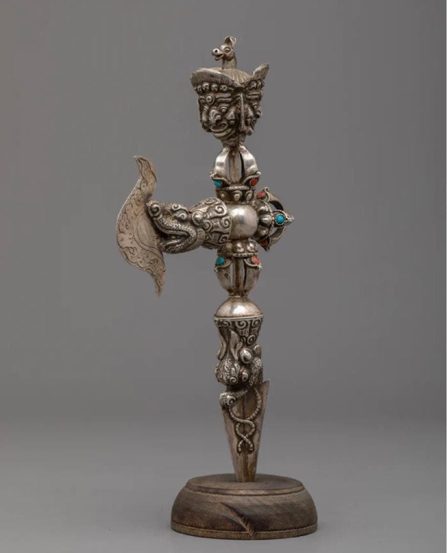 チベット　密教　法具　プルパ　パラシュ　アンティーク