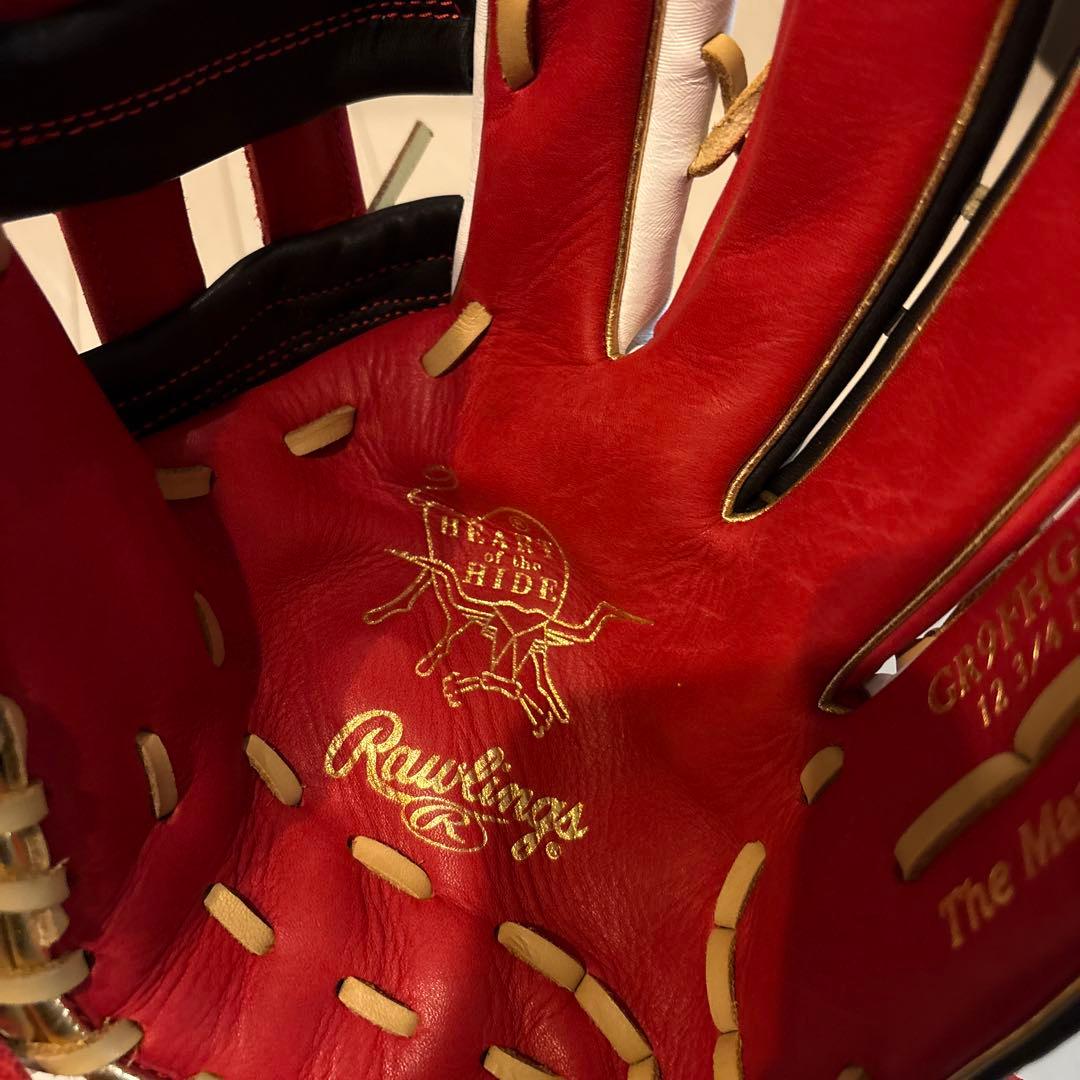 ローリングス HOH GOLD CAMO 限定品 外野用 軟式グローブ