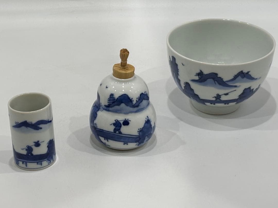 茶道具 利休形茶箱 一閑塗 溜 茶箱セット紙箱