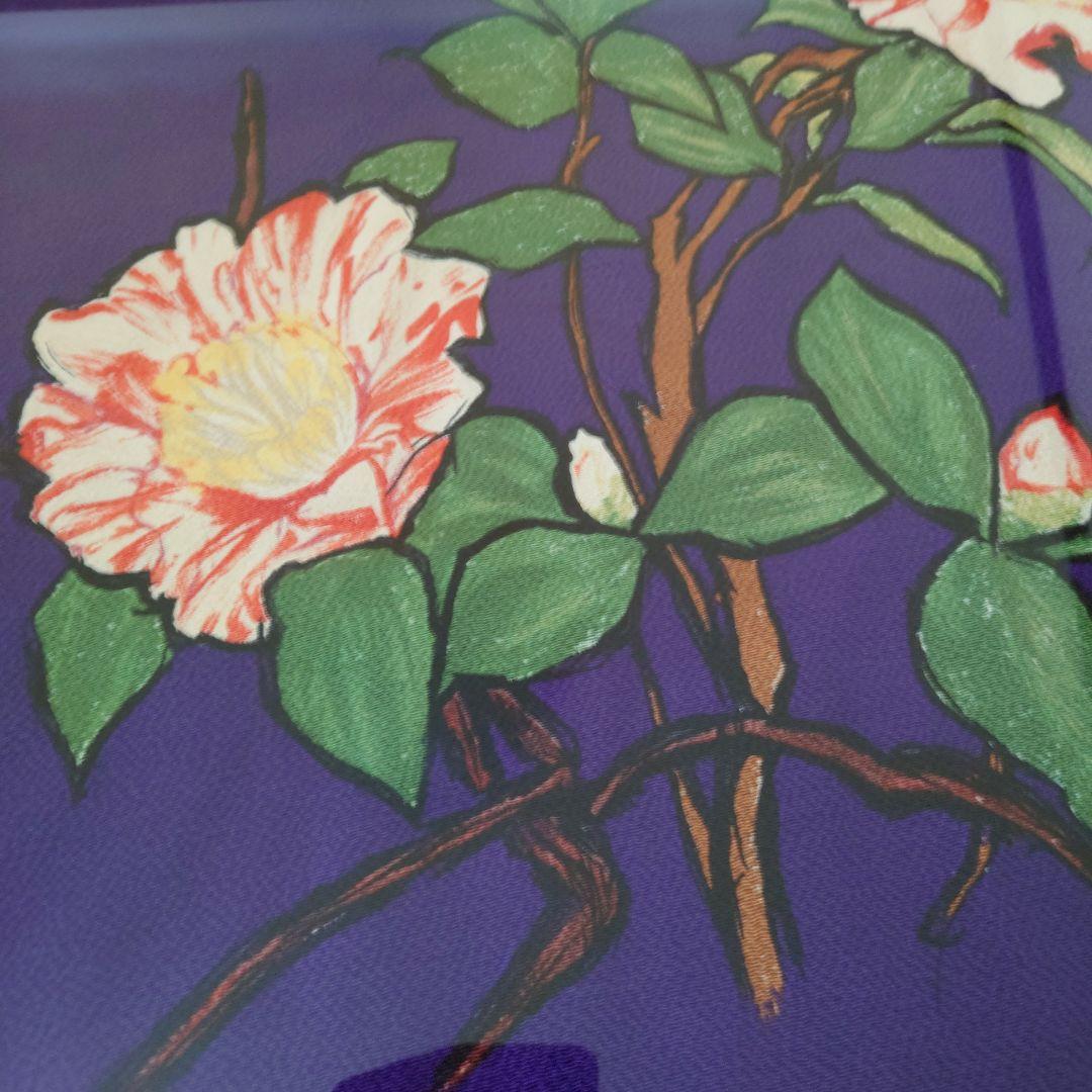 絵画　額装　題名　花椿　作者　林　武