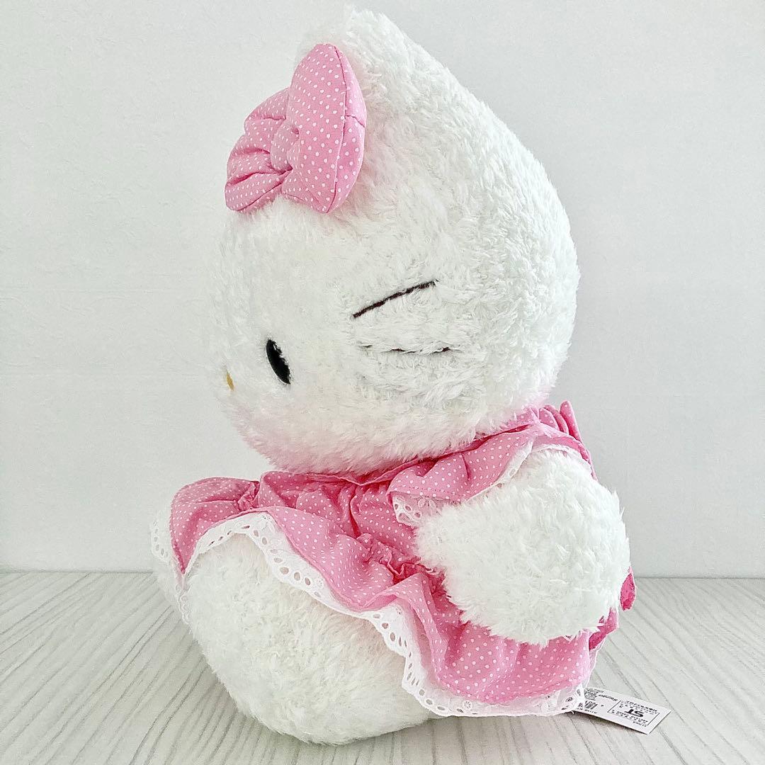 ❤️美品 レトロ ハローキティ エプロン ぬいぐるみ (L) 激レア 希少