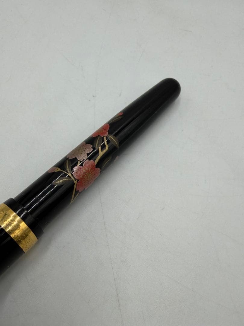 PLATINUM 3776 センチュリー 加賀平蒔絵 桜 万年筆 プラチナ 中