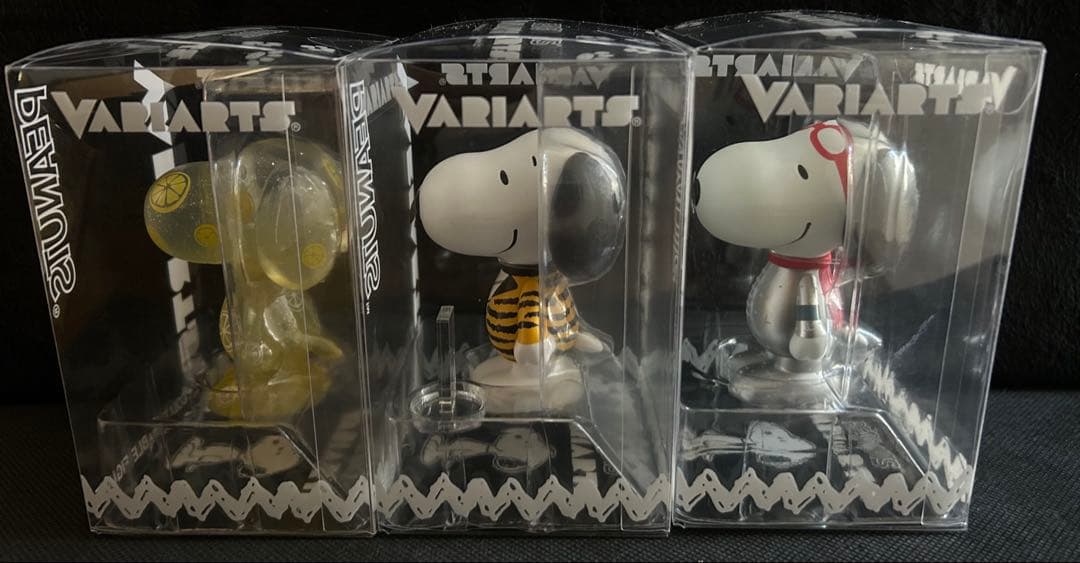 スヌーピー VARIANTS フィギュア 3点 セット ヴァリアーツ 新品