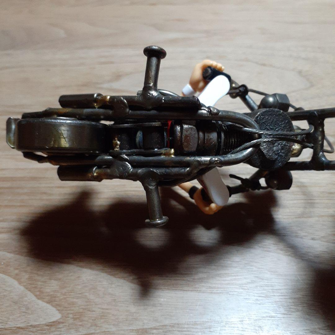 デジタル所さん⭐ハンドメイド メタルバイク アメリカンチョッパー インテリア置物