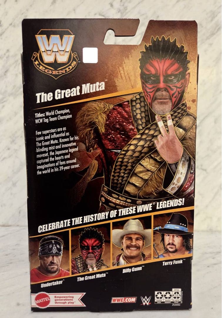 WWE マテル グレート ムタ プロレス フィギュア