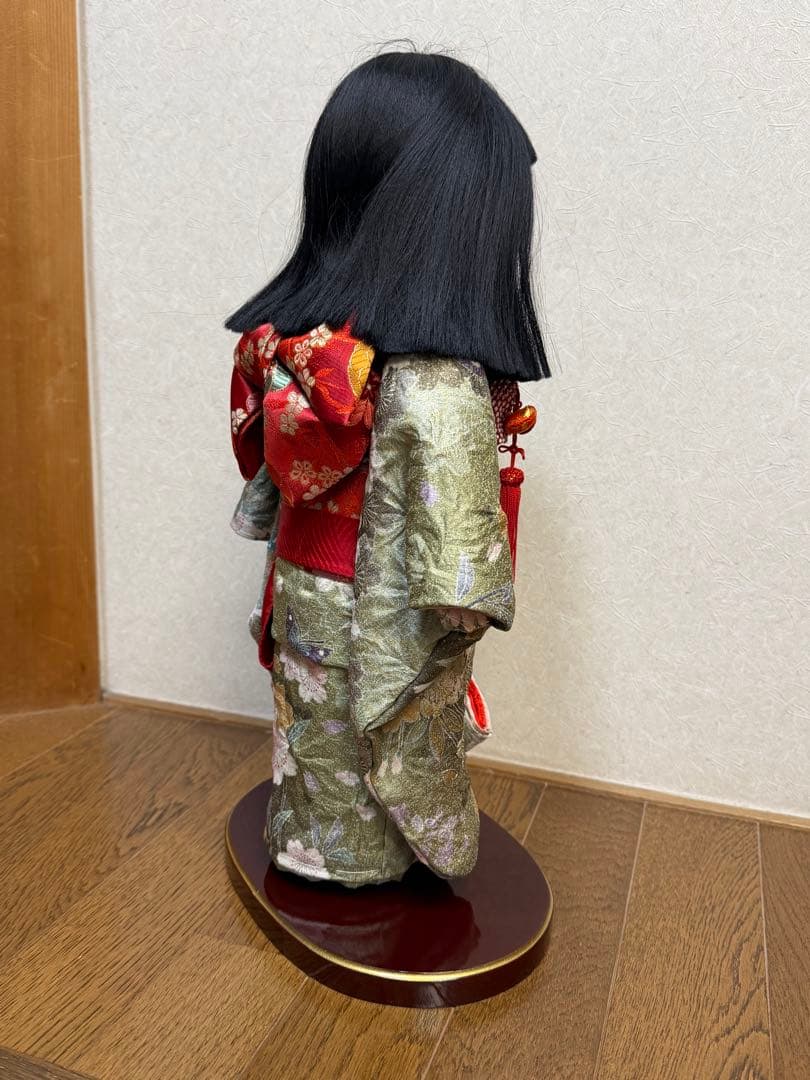 小出松寿作　金彩京友禅市松人形　いちまさん