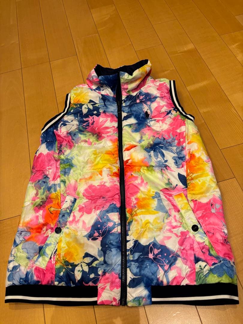 ラルフローレン　リバーシブル　ダウンベスト　サイズM