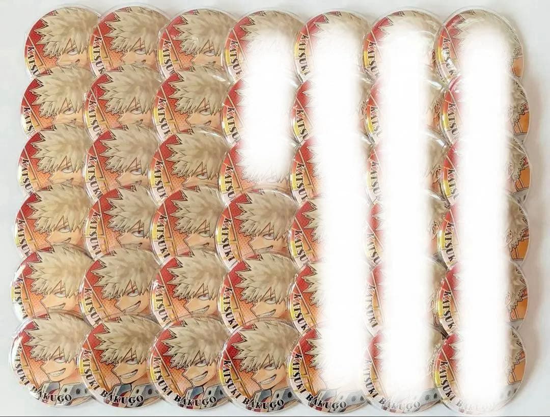 【出品1/28まで】ヒロアカ 爆豪勝己 原作 缶バッジ コレクション缶バッジ