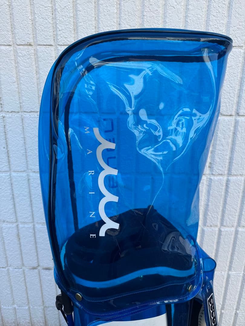 MUTA marine EVEN コラボ　キャディバッグ　クリア　ゴルフバッグ