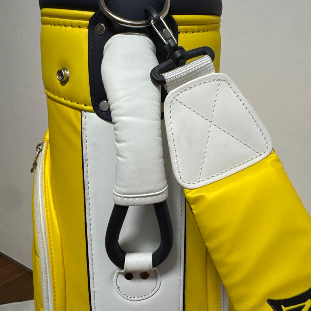 マンシングウェア　キャディバッグ　イエロー