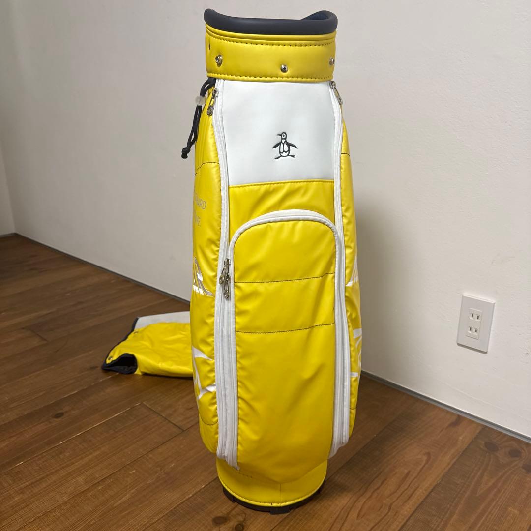 マンシングウェア　キャディバッグ　イエロー