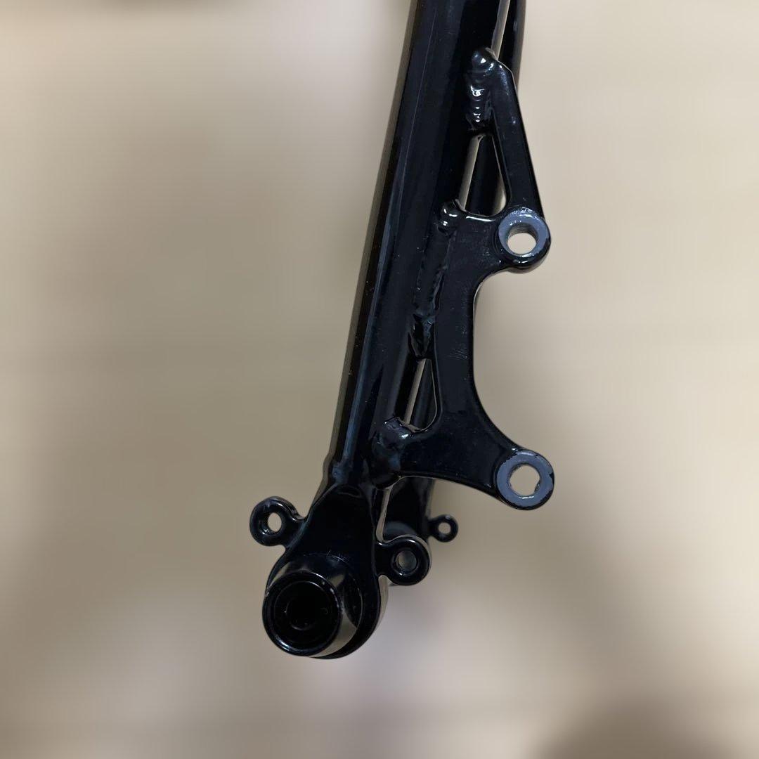 クロモリ製MTBフロントフォーク 肩下430mm 15x110mm 中古 訳あり