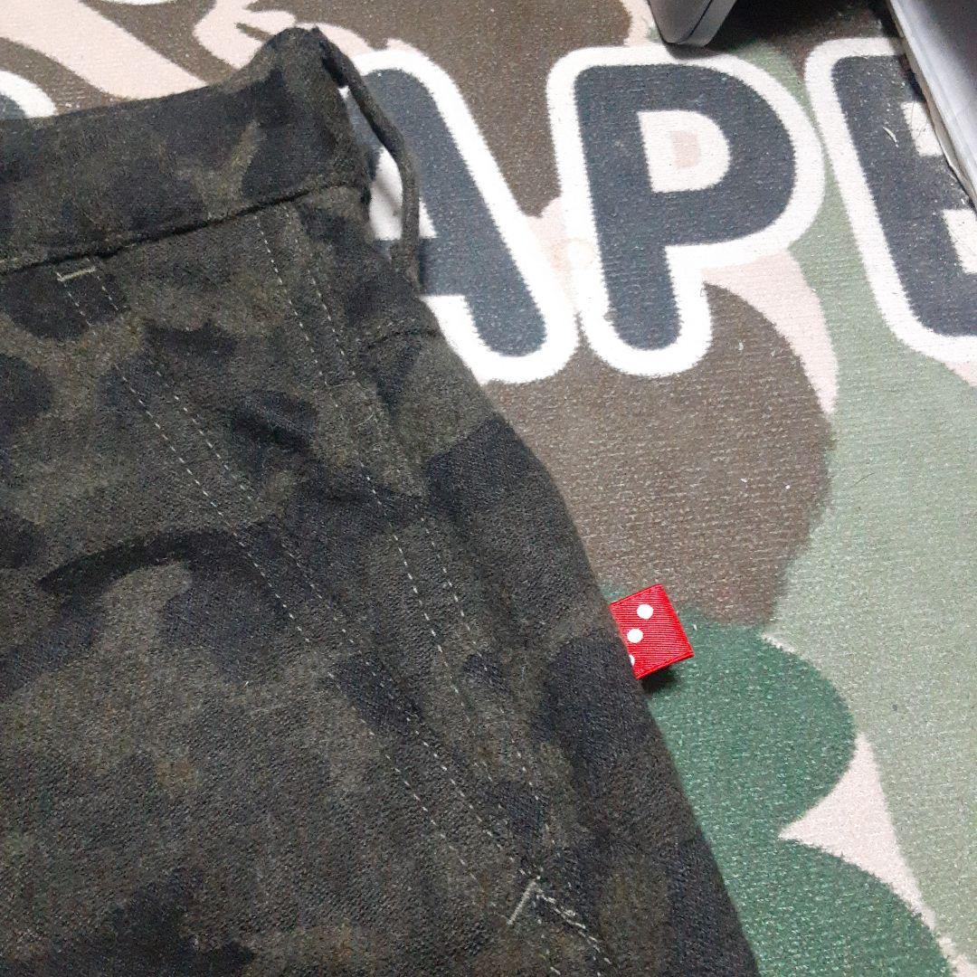 新品未使用 rough&swell ラフアンドスウェル　カモ柄迷彩　ウールパンツ