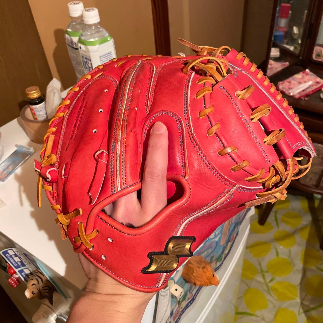 SSK proedge キャッチャーミット レッド・コルク