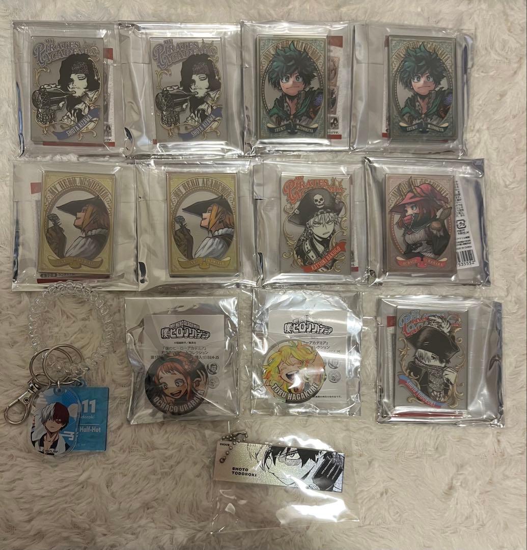 僕のヒーローアカデミア グッズ まとめ売り アクスタ 缶バッジ クリアカード多数