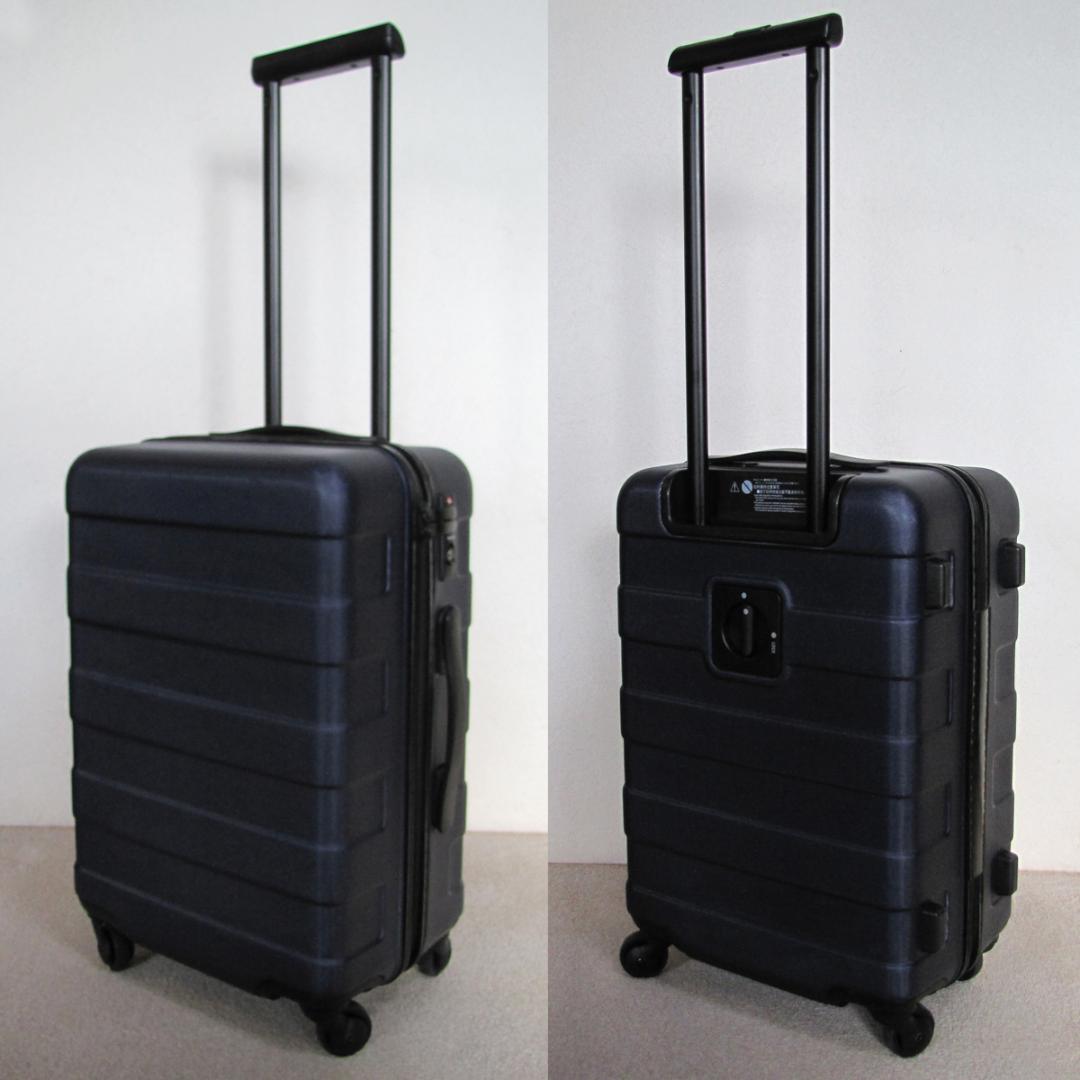 無印良品 MUJI　キャリーケース　スーツケース　33L　紺系　G6AA061