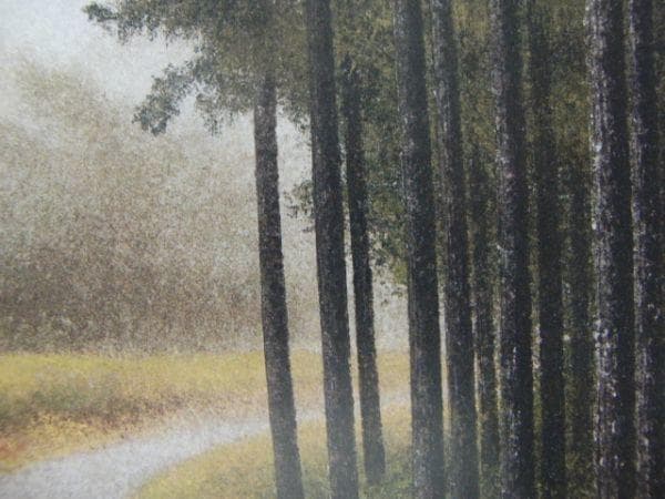 小泉 智英 【時雨去る】 希少画集画、状態良好、新品高級額装付