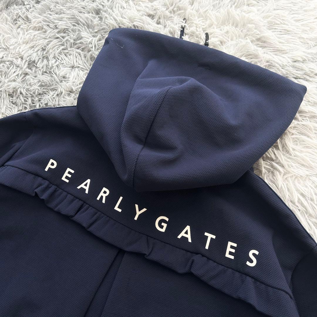 新品　パーリーゲイツ　セットアップ　パーカー　フーディ　フレアスカート　サイズ0