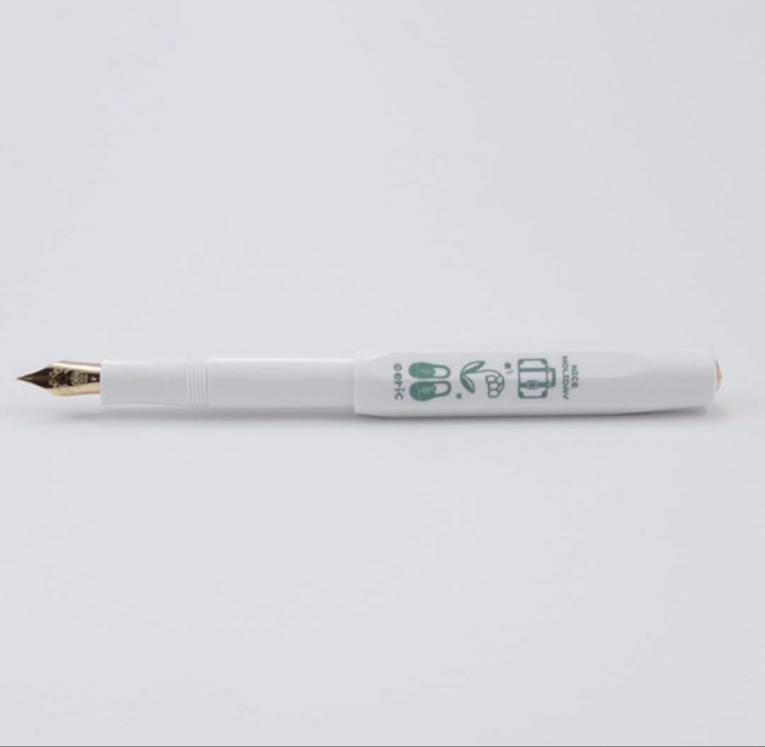 万年筆 F Kaweco×eric コラボレーション クラシック ホワイト