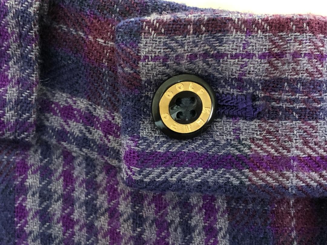 KENZO GOLF パッチワーク風 チェック パンツ 0-64-832