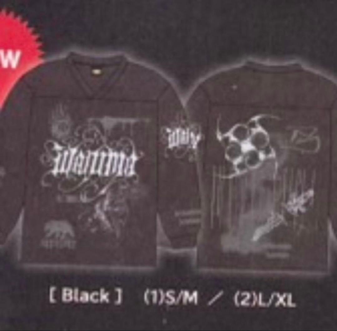 WANIMA メッシュゲームシャツ　ロングスリーブブラック L/XL