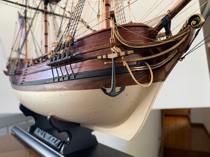 HMS BEAGLE イタリアマモリ社　木製　帆船　模型