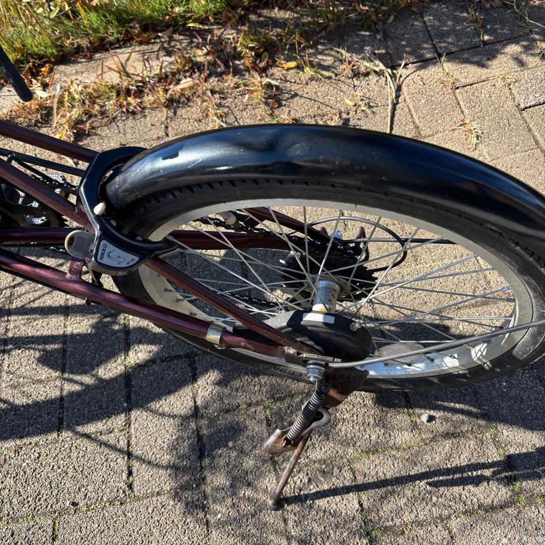 【直接の引き渡し希望】LANDSCAPE 折りたたみ自転車 ダークレッド