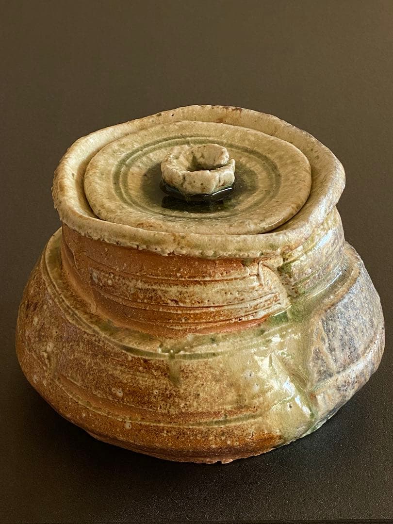 信楽焼 Shigaraki 水指 Water Jar 井村侊生 M05